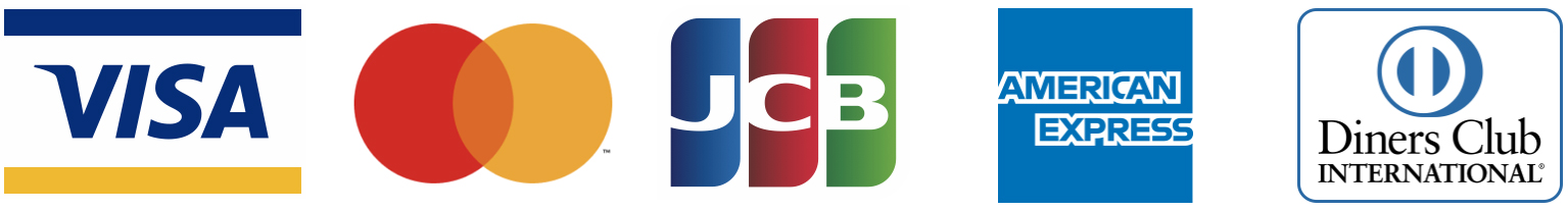 ご利用いただけるクレジットカード