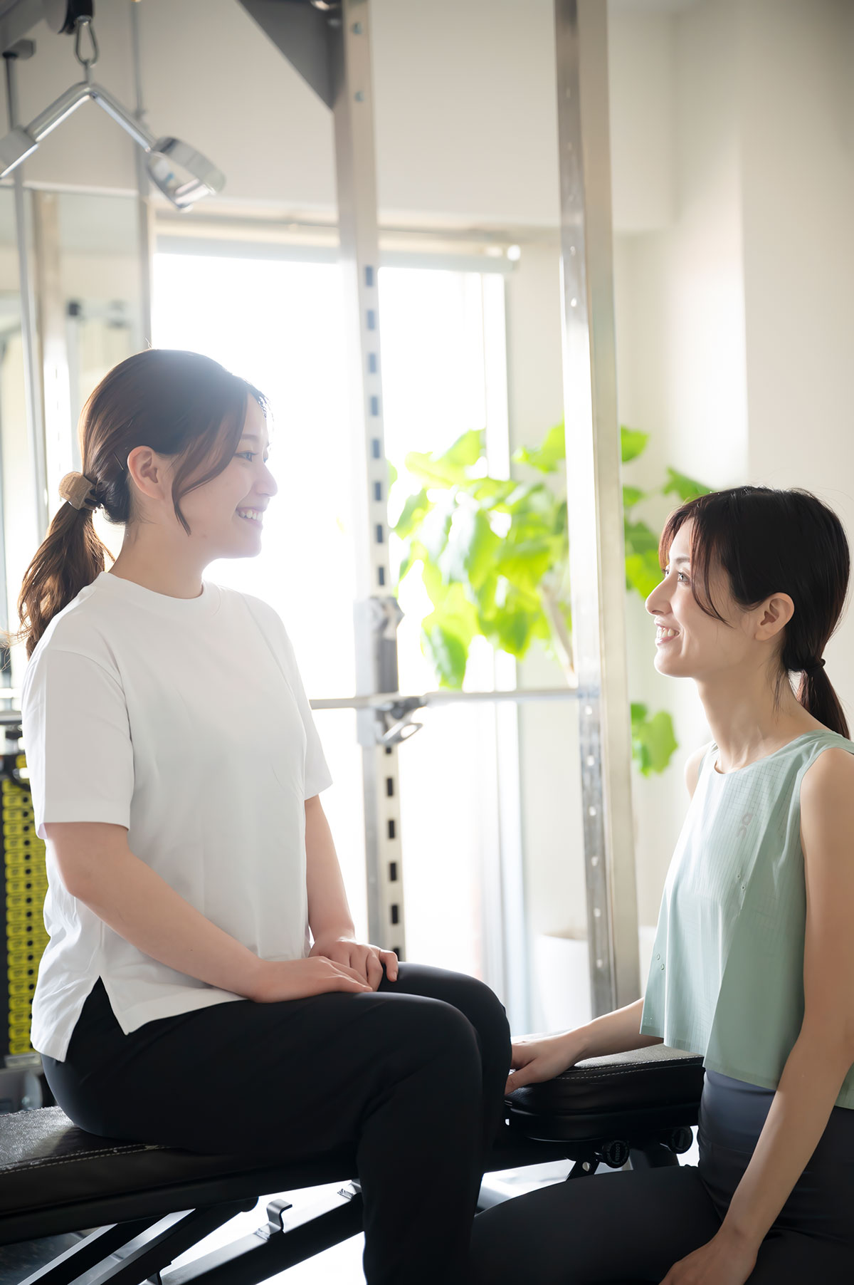 サロンのような心地よいのトレーニングジム